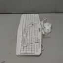 Redragon Updated Programmable Gaming Keyboard and Mouse, RGB Backlit Keyboard Mouse with Software, Independent Macro Record Keys, Value Combo Set, White - S101-3 PRO