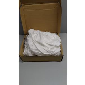 Amazon Basics 4 Piece Microfiber Lightweight Wrinkle-free Breathable Bed Sheet Set, Super Soft Easy Care, 14" Deep Pockets, Queen, Bright White, Solid