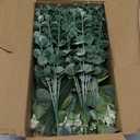 150 Pcs 4 Kinds Mixed Artificial Eucalyptus Leaves Stems Bulk Fake Silver Dollar Eucalyptus Bundle Faux Plants Greenery for DIY Bouquets Floral Arrangement Wedding Engagement Party Decor
