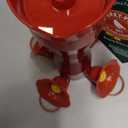 Perky-Pet 203CPBR Pinchwaist Hummingbird Feeder, Red Glass
