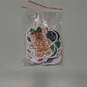 2 x Christmas Decorations Tree Hanging Double Sided Plastic Christmas Tree Decorations 24pcs Winter Themed Merry Christmas Party Ornaments Hanging Sign Photo Prop for Holiday Xmas Decor