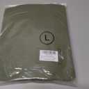 VICHYIE Women Lapel Neck Ribbed Bodycon Tight Fall Dress Long Sleeve Mid Thigh Pencil Above Knee Dresses (Green, L)