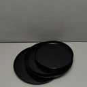 Reston Lloyd Electric Stove Burner Covers, Set of 4, Black, 10" x 0.5" x 10" (length x width x height)