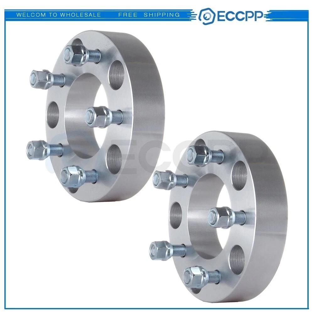 2 Pcs 1.5" 38mm Thick 5x5.5 to 5x5 Wheel Spacers 1/2" Stud ECCPP 115364 Pair