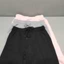 Teen Girls Sweatpants Wide Leg Drawstring Baggy Pants Straight Leg Athletic Trousers with Pockets Size S