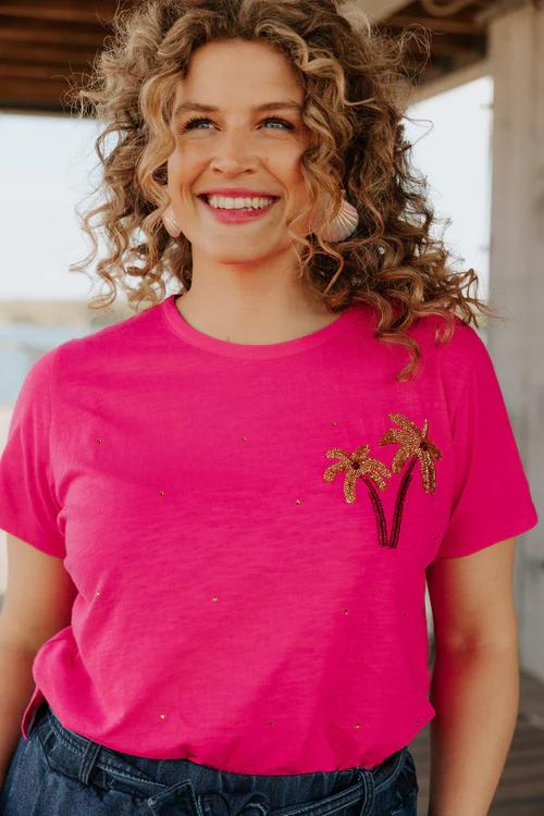  Women's Fashion T-Shirt Casual Short Sleeve Trendy Top M