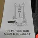 Portable Drill Guide for Drilling Precision Angled or Straight Holes, 0 to 60 Angle Drill Jig Attachment, Drill Press Adapter for Hand Drill, Portable Drill Press with 1/2" Chuck