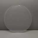 1 Piece 1/4" Round Plexiglass Sheet, 20 Inch Diameter Clear Acrylic Circle, Round Cake Disk Acrylic Sheet, Plexiglass Table Top, Acrylic Backdrop