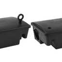 Large Rat Bait Stations 2 Pack, Effective Mouse Bait Station for Home Garden and Outdoors, This Rodent Bait Station Keeps Children and Pets Safe (Bait is not Included)