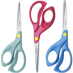 Left-Hand Scissors Stainless Steel 3-Pack, 8 inch