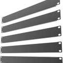 5 Pack of 1U Blank Panel - Metal Rack Mount Filler Panel, 1UBP5PC