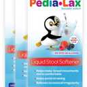 Pedia-Lax Liquid Stool Softener for Kids, Ages 2-11, Berry Flavor, 4 Fl Oz (Pack of 3) Packaging may vary