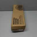 WOPITUES Wood Floating Shelves Set of 6, Shelves for Wall Decor, Farmhouse Shelf for Bedroom, Bathroom Storage Shelves, Book Shelves for Living Room-Black (16.5 Inch)