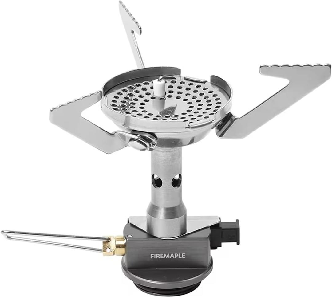 Fire-Maple Backpacking and Camping Stove Series | Outdoor Propane Camp Cooking Gear | Portable Pot/Jet Burner | Ideal for Hiking, Trekking, Fishing, Hunting Trips and Emergency Use (Greenpeak)
