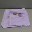 SmoothNovelty 2 Pcs Lavender Hand Towels Purple Bathroom Decor 14x29 Inch Embroidered 100% Cotton Soft Absorbent Spring Summer Decorative Hand Towels for Bathroom Kitchen
