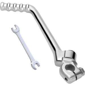 YOXUFA 13mm Kick Starter Lever for 50cc 70cc 90cc 110cc 125cc SSR CT90 XR100R XL70 DBX14 DBX18 DB27 RFZ DS80 SDG YX TaoTao Coolster Apollo Lifan Suzuki Zongshen Kayo Chinese Pit Dirt Trail Bike Silver