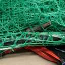 Non Electric Fence Netting 4' x 100', Boundary Chicken Fence with Double Spiked Posts, Portable Temporary Fence with Posts for Chickens, Ducks, Turkeys Suitable in Backyard, Garden