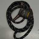 Fida Durable Slip Lead Dog Leash, 6 FT x 3/8" Heavy Duty Comfortable Strong Rope Slip Lead for Small Dogs and Puppies, No Pull Pet Training Lead with Highly Reflective(Small, 3/8", Black)