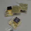 Wealrit 4 Pcs Metal Furniture Legs 2inch Tall Square Tube Cabinet Feet Table Support Legs Sofa Bed Leveling Feet(Brushed Gold)