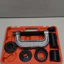 DAYUAN Ball Joint Press & U Joint Removal Tool Kit with 4x4 Adapters for Most 2WD and 4WD Cars and Light Trucks with Red Storage Case Red