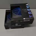 Treva 5 Inch Battery Powered Fan Portable Desk Fan 2 Cooling Speeds with Compact Folding & Tilt Design Cubicle Accessories Small Portable 2 Pack (Dark Blue)