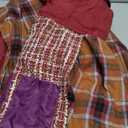 Liitrsh Only1Pcs Halloween Magical Women Costume Renaissance Witch Gothic TV and Movie Costume Medieval Red Velvet Cape(Medium) amazon