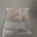 656Pcs Keychain Making Kit: Gold Jewelry Making Supplies Including 198 Charms 30 Keychain Clips with Organizer Box, Lip Gloss Key Chain Kits, Cute Bag Charm Kit for Backpacks DIY Crafts Accessories