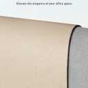 Aothia Faux Leather Desk Mat - Large Mouse Pad, Non-Slip PU Leather Blotter, Waterproof Writing Surface for Office and Home (Beige, 63" x 24")