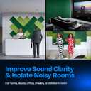 Acoustic Panels 12-Pack Soundproof Wall Panels 12"X12"X0.4" Sound Panels High Density Sound Dampening Panels - [Dark Green Square]
