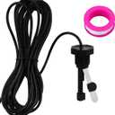 Flow Switch GLX-FLO-RP Assembly Compatible with Hayward Goldline Aquarite Salt Chlorine Systems, Pool Flow Sensor for All Hayward Salt Cell Generators, 15-Foot Cable, 