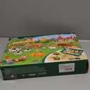 FRUSE Play Sand Farm Toys,Sensory Bins for Toddlers with 2.2lbs Sensory Play Sand,Farm Figures & Tractor Playset,Sandbox Toys for Kids 3 4 5 6 7