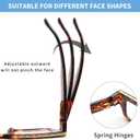 JM 3 Pack Reading Glasses for Women Men, Fashion Square Blue Light Blocking Readers