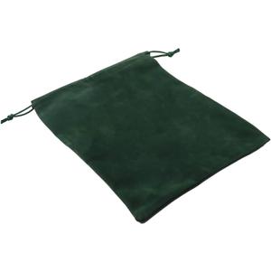 Aestivate 8 Pack Large Velvet Drawstring Pouch, Velvet Bag 810 Inch Storage Bag Cosmetics Pouches Dust Bag 8 Pieces (Green)