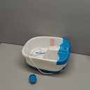 Homedics Bubble Mate Foot Spa, Toe Touch Controlled Foot Bath with Invigorating Bubbles and Splash Proof, Raised Massage Nodes and Removable Pumice Stone