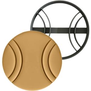 4 x Tennis Ball Cookie Cutter 3" Inch - Sports Cookie Cutters Shapes & Stamp, Tennis Ball Cookie Cutter for DIY Baking Supplies