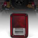 Left Tail Light for Jeep Wrangler JK JKU 2007-2018, [DOT Approved] [OEM] [Plug n Play] Jeep JK Accessories (Driver Side)