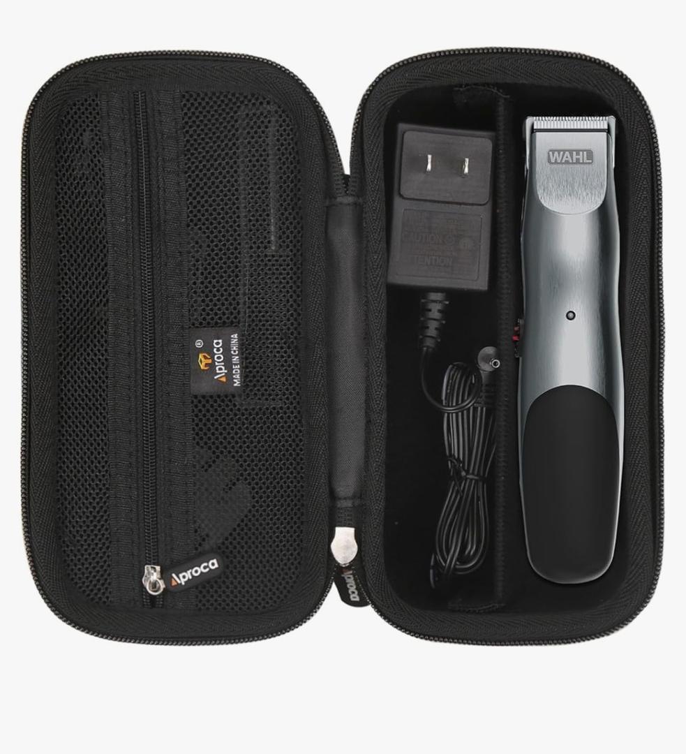 Aproca Hard Case Compatible with WAHL Groomsman Corded Cordless Beard Trimmer Grooming Kit, Storage Portable Bag (Case Only)