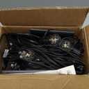 Brightown 58FT Solar String Lights Outdoor with Remote Cable Ties and Hooks, Commercial Grade Patio Lights with 26 LED Shatterproof Bulbs, 3 Light Modes Hanging Light for Backyard Party Decor