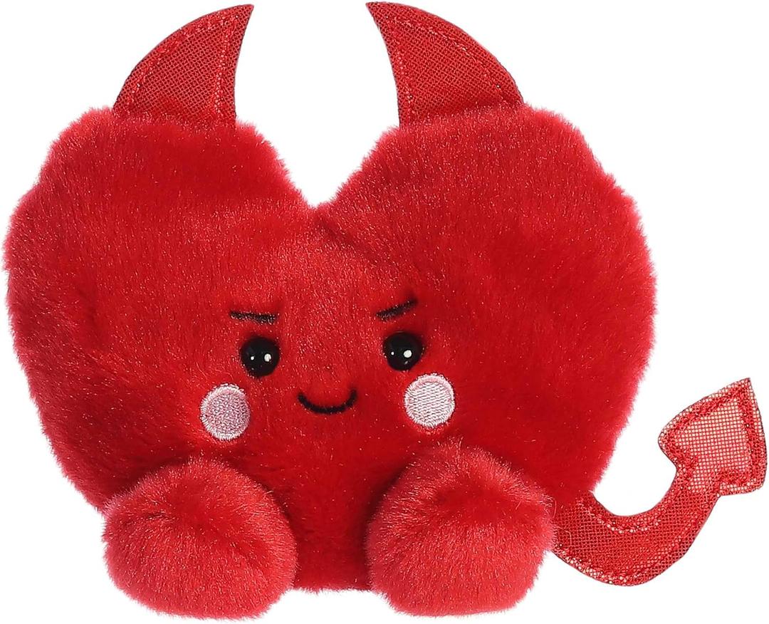 Aurora Adorable Palm Pals Klaus Heart Stuffed Animal - Pocket-Sized Play - Collectable Fun - Red 5 Inches