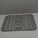 Sink Protectors for Kitchen Sink 16x12 & 18x12 & 19x13 & 24x12.5 & 26x14 & 28x14 & 29x15,Silicone kitchen sink mats protector for bottom of farmhouse sink(19"x13"Gray)