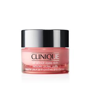 Clinique All About Eyes Rich Eye Cream For Dark Circles With Hyaluronic Acid | Hydrating, Brightening + Depuffing (0.5 Fl Oz (Pack of 1))