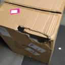 Glitzhome 22.75-inch Zen Meditation Buddha Garden Statue, Black Large Indoor and Outdoor Sculpture, Hand-Finished MGO & Fiberglass Decor for Home Patio Yard