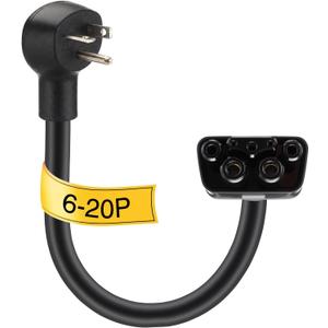 Relaxweex 16" Adapter Compatible with Tesla Gen 2 Mobile Portable Charger Connect Mobile Charger to Handle(not Compatible with Pre-2018 Model S/x Vehicles)(6-20p)