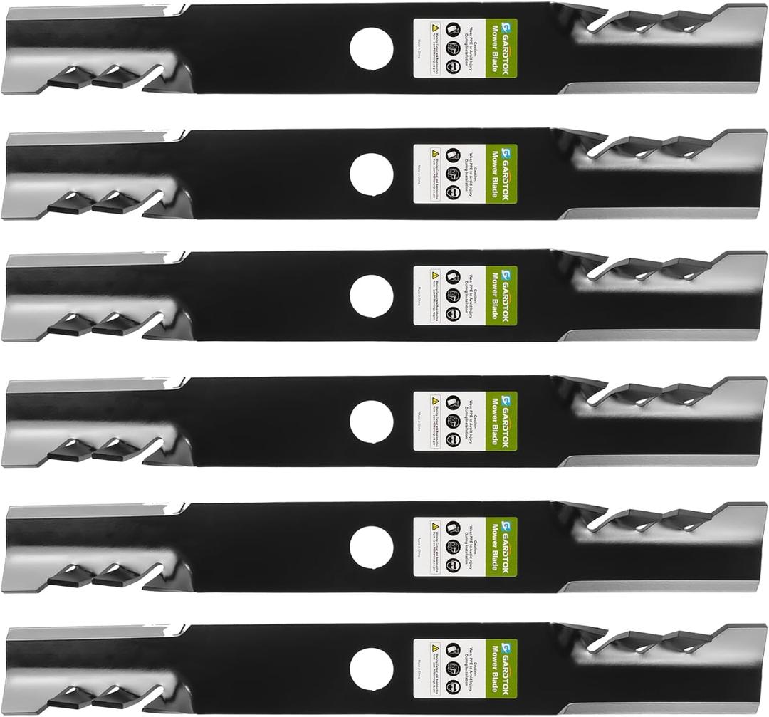 Mower Blades for Oregon 396-787 G6 Gator, Replacement for Kubota 76539-34330 K5647-34340 K5647-34330 ZD321 ZD326 ZD331 60" 6PCS
