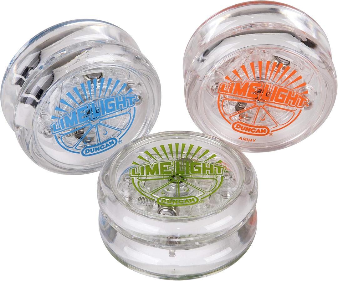 Duncan Toys Limelight LED Light-Up Yo-Yo, Beginner Level Yo-Yo with LED Lights, Colors May Vary