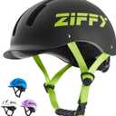 ZIFFY Kids/Toddler Bike Helmet, Adjustable, Lightweight, Safety Certified Scooter Helmet for Boys & Girls with Washable Inner Lining, 2 Sizes, 4 Colors Fits Toddlers to Youth by Jova
