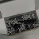 ITICdecor Outdoor Solar Flower String Lights Waterproof 50 LED Fairy Light Decorations for Christmas Tree Garden Patio Fence Yard Spring (Blue) (1 Pack)