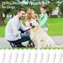 Chunful 20 Pcs Dog Fingerbrush Microfiber Full Soft Finger Toothbrush Pet Dental Finger Brush for Dog Cat Washable Teeth Cleaning Remove Plaque and Tartar