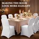 6Pcs Stretch Spandex Folding Chair Covers, Stretch Fitted
