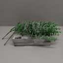 Dahey 2 PCS Wall Planter Vase with Fake Plants for Farmhouse Wall Art Decor | Lightweight Wood, Realistic Artificial Eucalyptus, Cute Hanging Decor for Bathroom Living Room Bedroom Entryway Office, Grey